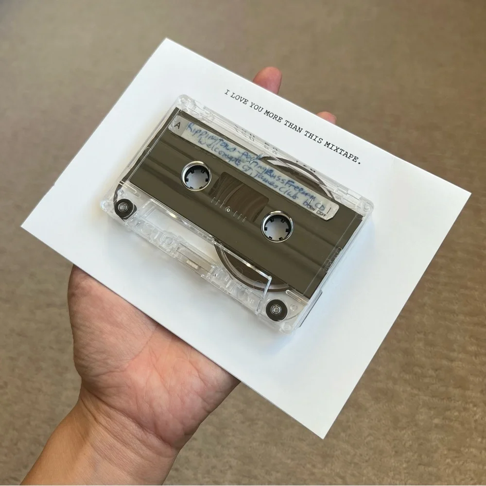 Cassette Mixtape Greeting Cards